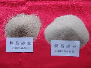 供应铸造砂天然石英砂40-70目（水洗）